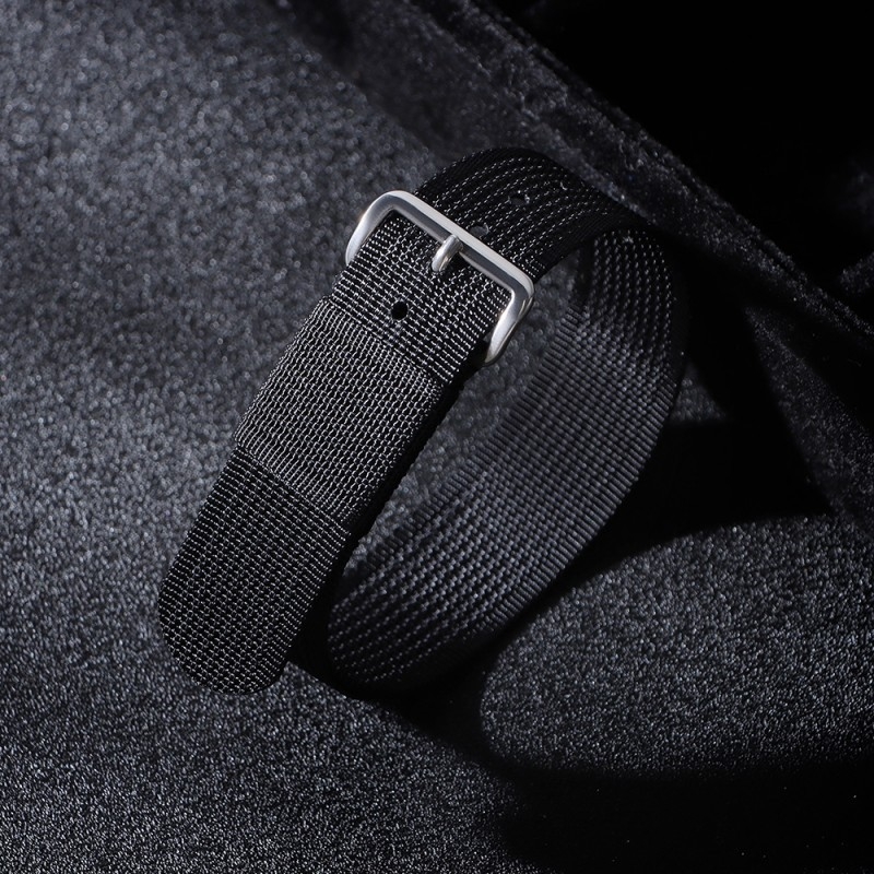 Naujas austas nailono dirželis tinka „Huawei GT Seiko No.5 Water Ghost“ laikrodžiui, kurio nailono dirželis yra 20/22 mm.