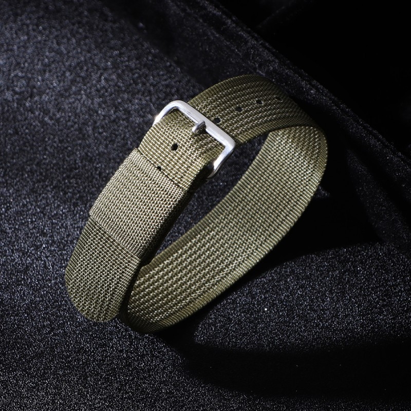 Naujas austas nailono dirželis tinka „Huawei GT Seiko No.5 Water Ghost“ laikrodžiui, kurio nailono dirželis yra 20/22 mm.