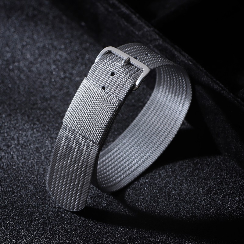 Naujas austas nailono dirželis tinka „Huawei GT Seiko No.5 Water Ghost“ laikrodžiui, kurio nailono dirželis yra 20/22 mm.