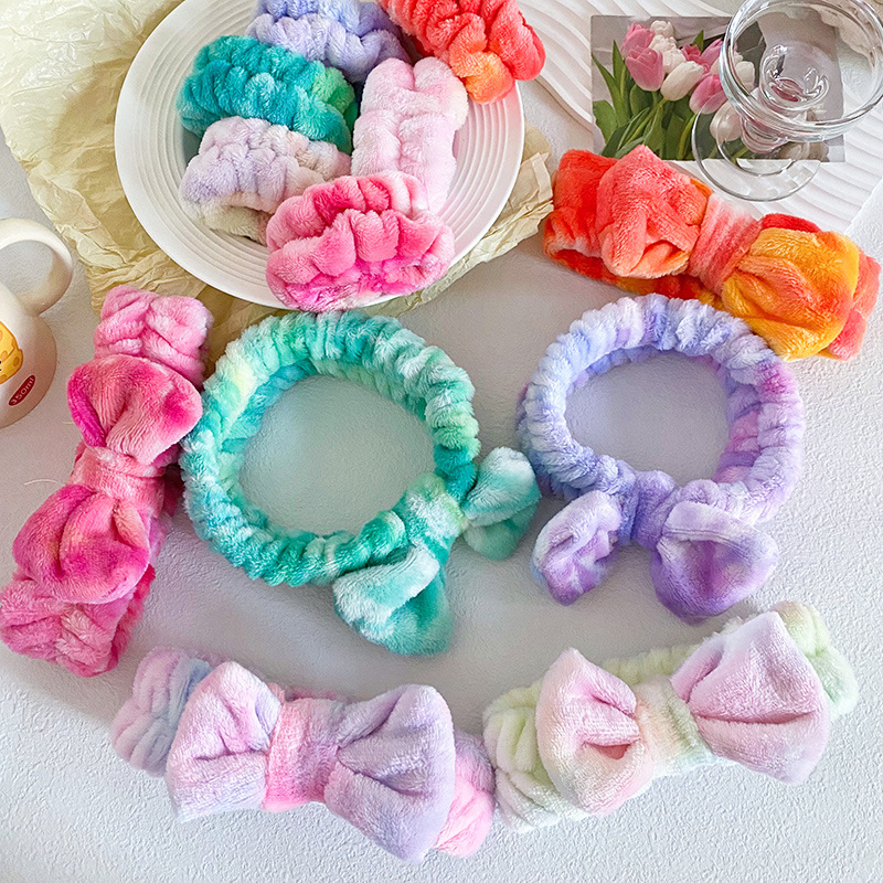 Euroopa ja Ameerika piiriülene vibuga näopesu peapaelaga käepaelte komplekt naistele, pesemis- ja niiskuskindel spordile mõeldud higi pühkiv koomiksikujuline juuksepael käevõru