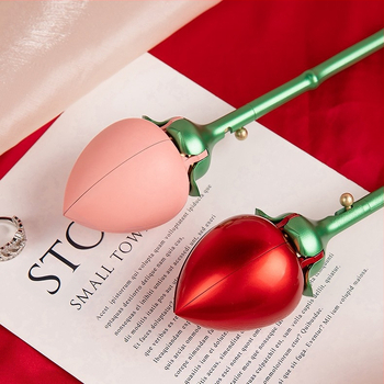 Naujas tarpvalstybinis produktas – automatiškai atidaroma rožinė papuošalų dėžutė, žiedų vėrinys, Valentino dienos rožių dovanų dėžutė