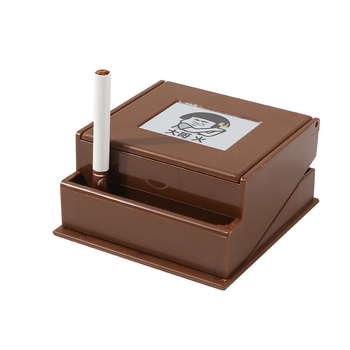 Θήκη τσιγάρων αυτόματη θήκη τσιγάρων κουτί αποθήκευσης αυτοκινήτου γραφείο τραπέζι τσαγιού αποθήκευση φινίρισμα μια πρέσα για να πάρει θήκη τσιγάρων χονδρικής