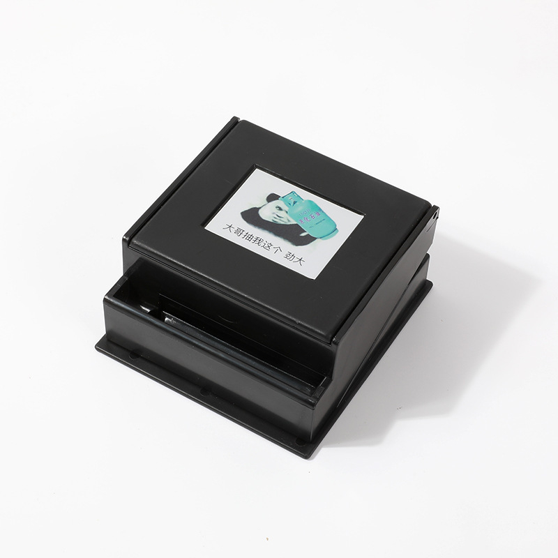 Cigarečių dėklas automatinis cigarečių spragtukas automobilinė laikymo dėžė stalui arbatos staliukui laikyti apdailos presas cigarečių dėklui didmeninė prekyba