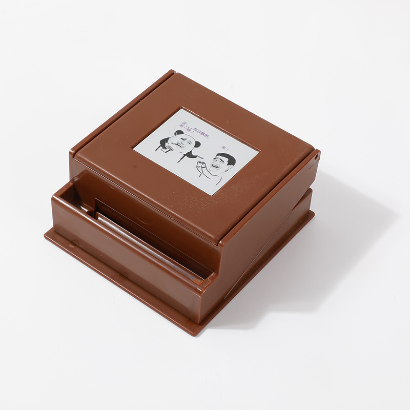 Cigarečių dėklas automatinis cigarečių spragtukas automobilinė laikymo dėžė stalui arbatos staliukui laikyti apdailos presas cigarečių dėklui didmeninė prekyba