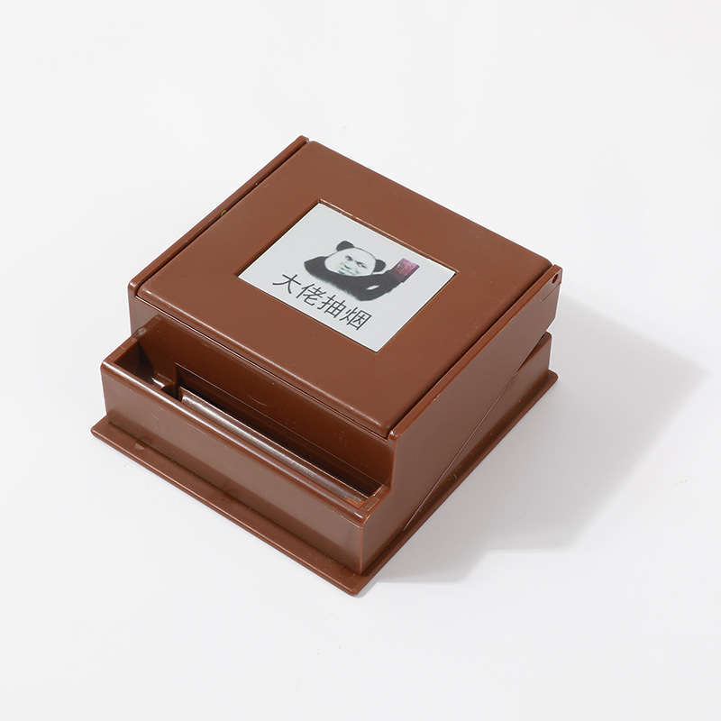 Cigarečių dėklas automatinis cigarečių spragtukas automobilinė laikymo dėžė stalui arbatos staliukui laikyti apdailos presas cigarečių dėklui didmeninė prekyba