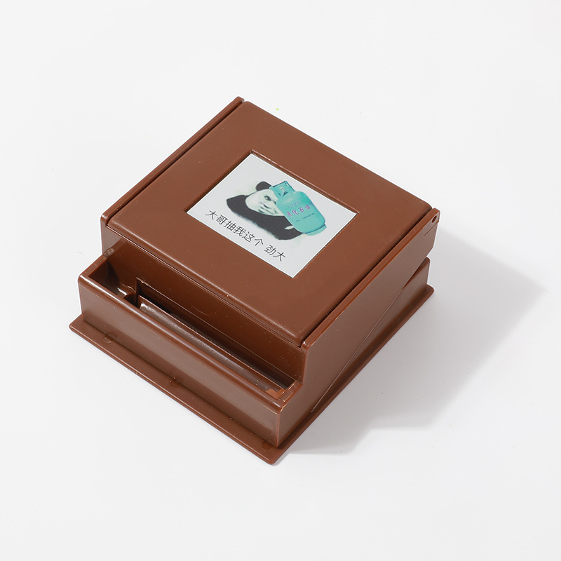 Cigarečių dėklas automatinis cigarečių spragtukas automobilinė laikymo dėžė stalui arbatos staliukui laikyti apdailos presas cigarečių dėklui didmeninė prekyba