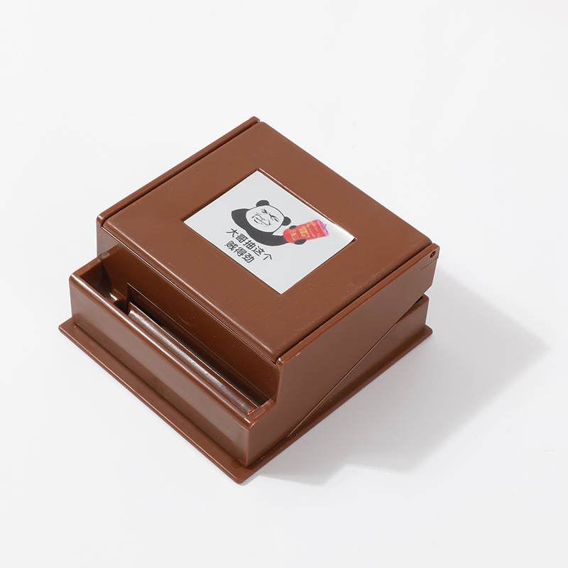 Cigarečių dėklas automatinis cigarečių spragtukas automobilinė laikymo dėžė stalui arbatos staliukui laikyti apdailos presas cigarečių dėklui didmeninė prekyba