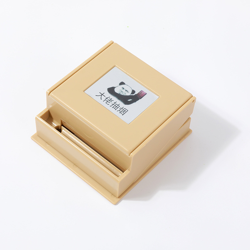 Cigarečių dėklas automatinis cigarečių spragtukas automobilinė laikymo dėžė stalui arbatos staliukui laikyti apdailos presas cigarečių dėklui didmeninė prekyba