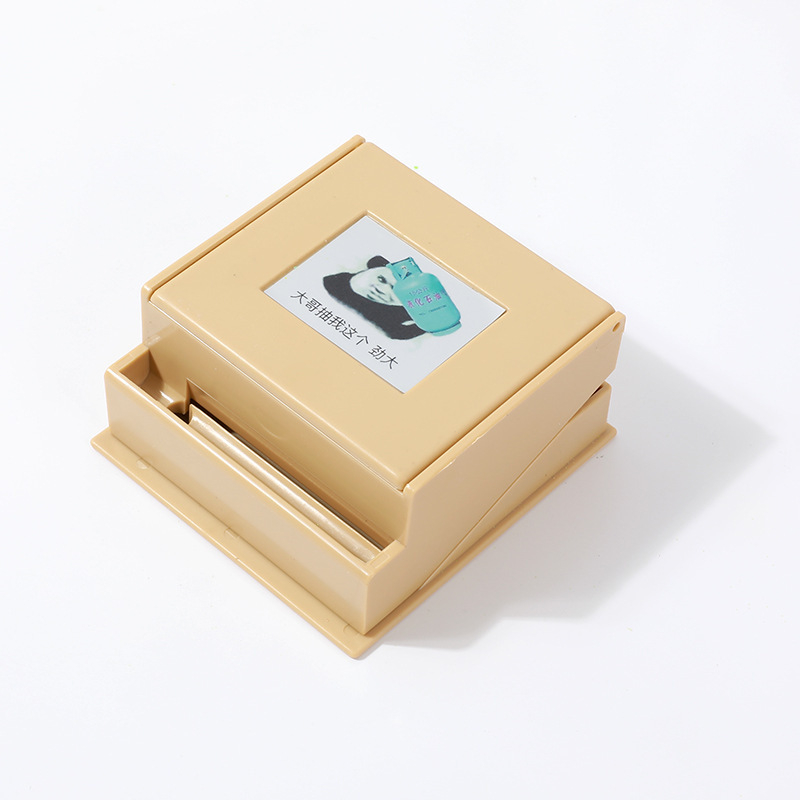 Cigarečių dėklas automatinis cigarečių spragtukas automobilinė laikymo dėžė stalui arbatos staliukui laikyti apdailos presas cigarečių dėklui didmeninė prekyba