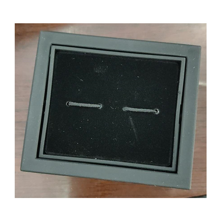 Dovanų dėžutė 360 laipsnių apverčiamas kaklaraiščio segtukas papuošalų dovanų dėžutė sąsagų dovanų dėžutė juoda dovanų dėžutė