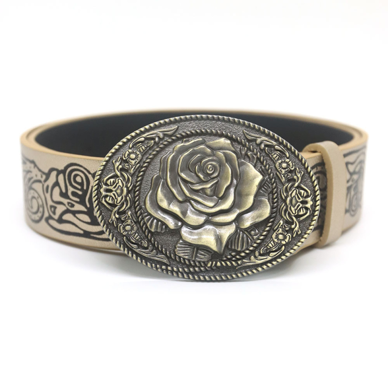 Curea florală în stil nou la modă, cu cataramă florală vintage, accesorii pentru fuste de blugi, curea personalizată cu toate potrivirile