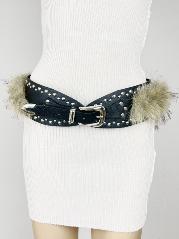 Centură Mao Mao, vânzare fierbinte, cusături transfrontaliere, personalitate europeană și americană, curea largă, asortată, sigiliu în talie, vânzare fierbinte, vânzare fierbinte ins wish