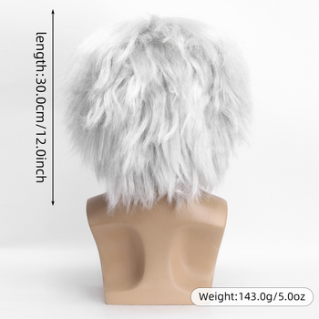 Kiilas parukas täiskasvanutele lastele aastakoosolek naljakas kiilas parukas kiilas Vahemere meeste parukas esinemispeakate