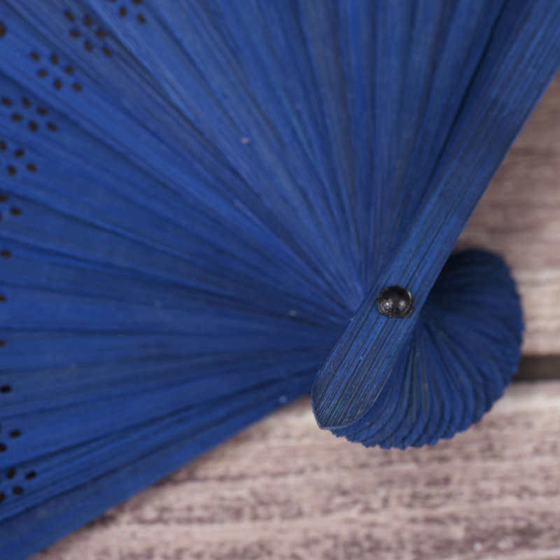 Сгъваем ветрилообразен вентилатор, китайски стил, класически дамски танцови реквизити, кух ветрилообразен вентилатор, костен, орхидея, плат от бамбук