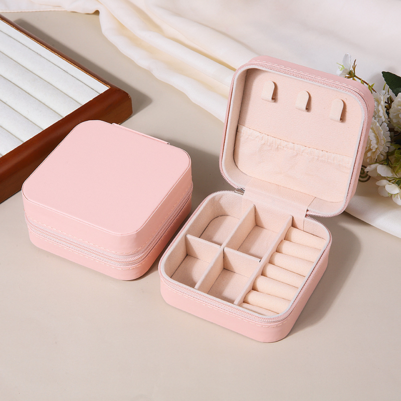 [PU] nešiojama papuošalų laikymo dėžutė dovanų dėžutė papuošalų dėžutė auskarai auskarai karoliai žiedai papuošalų dėžutė