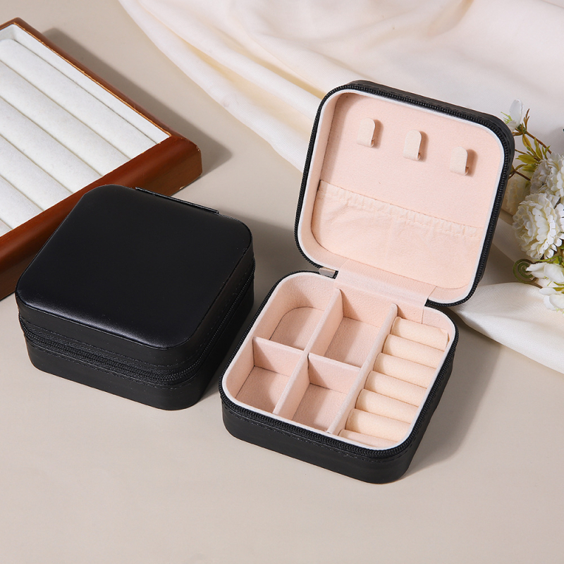 [PU] nešiojama papuošalų laikymo dėžutė dovanų dėžutė papuošalų dėžutė auskarai auskarai karoliai žiedai papuošalų dėžutė