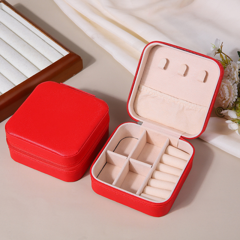 [PU] nešiojama papuošalų laikymo dėžutė dovanų dėžutė papuošalų dėžutė auskarai auskarai karoliai žiedai papuošalų dėžutė