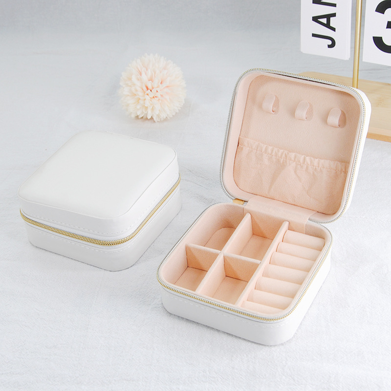 [PU] nešiojama papuošalų laikymo dėžutė dovanų dėžutė papuošalų dėžutė auskarai auskarai karoliai žiedai papuošalų dėžutė