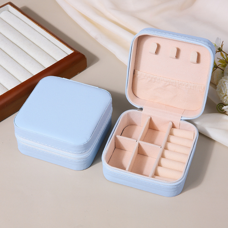 [PU] nešiojama papuošalų laikymo dėžutė dovanų dėžutė papuošalų dėžutė auskarai auskarai karoliai žiedai papuošalų dėžutė