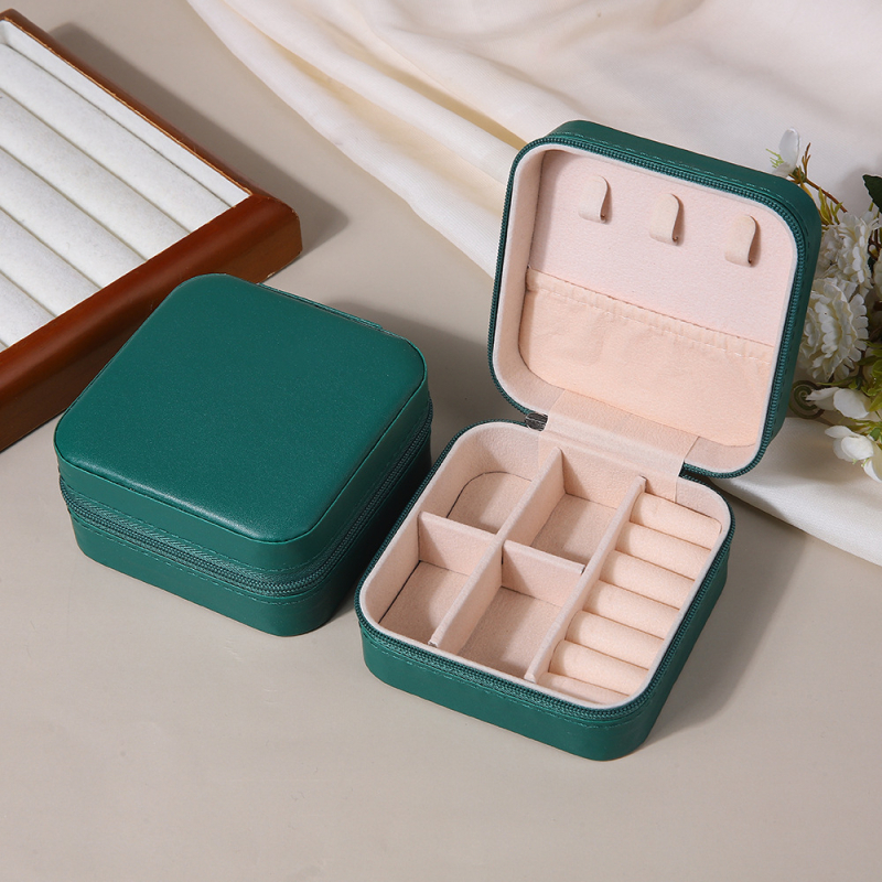 [PU] nešiojama papuošalų laikymo dėžutė dovanų dėžutė papuošalų dėžutė auskarai auskarai karoliai žiedai papuošalų dėžutė