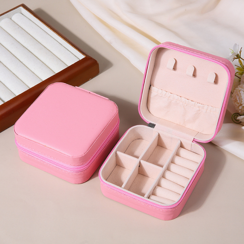 [PU] nešiojama papuošalų laikymo dėžutė dovanų dėžutė papuošalų dėžutė auskarai auskarai karoliai žiedai papuošalų dėžutė