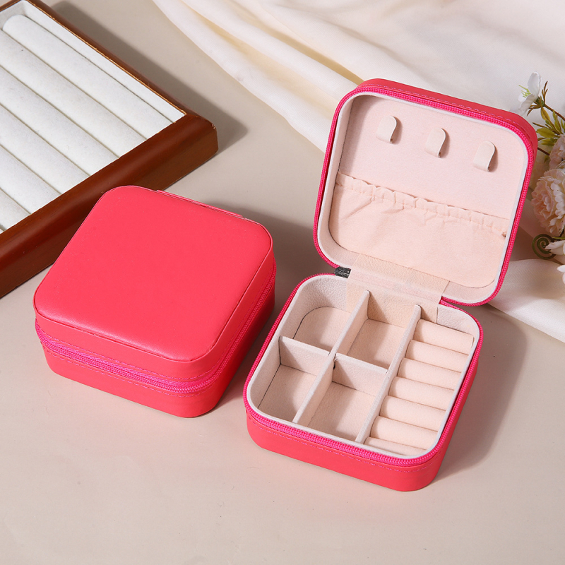 [PU] nešiojama papuošalų laikymo dėžutė dovanų dėžutė papuošalų dėžutė auskarai auskarai karoliai žiedai papuošalų dėžutė