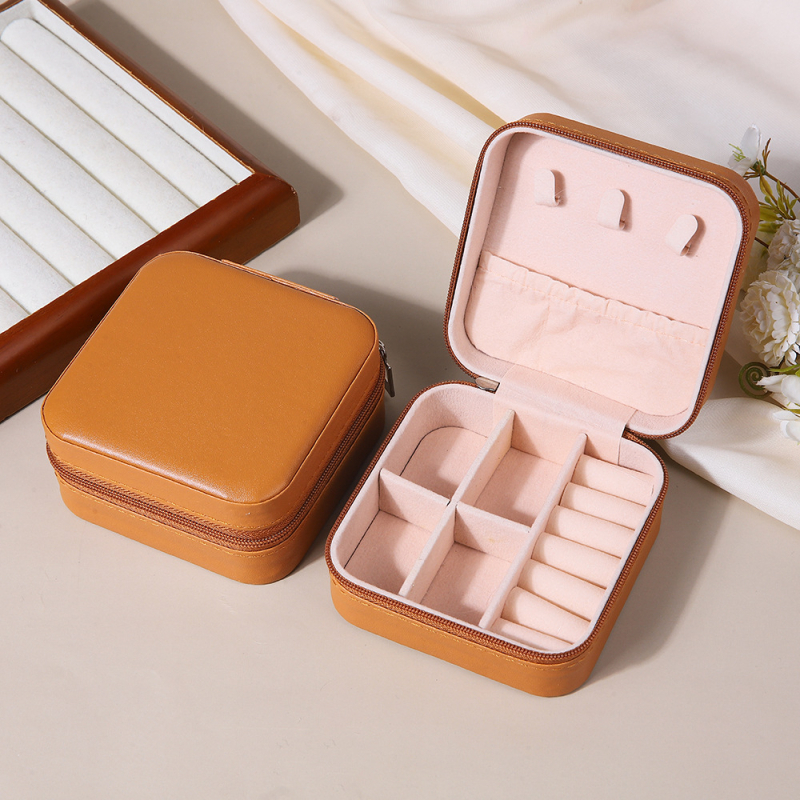 [PU] nešiojama papuošalų laikymo dėžutė dovanų dėžutė papuošalų dėžutė auskarai auskarai karoliai žiedai papuošalų dėžutė