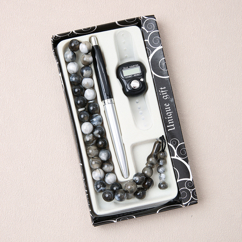 Комплект от 33 молитвени мъниста от Близкия изток, Саудитска Арабия, три части, за мъже и жени, ръчни гривни, гривни в близкоизточен стил на едро