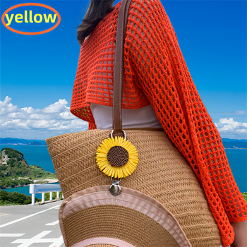 raktáron napraforgó kacsacsőr sapka szorítótáska akasztós csat nyári strand internetes ünneplő kültéri napernyő kalap akasztós táska tároló mappa