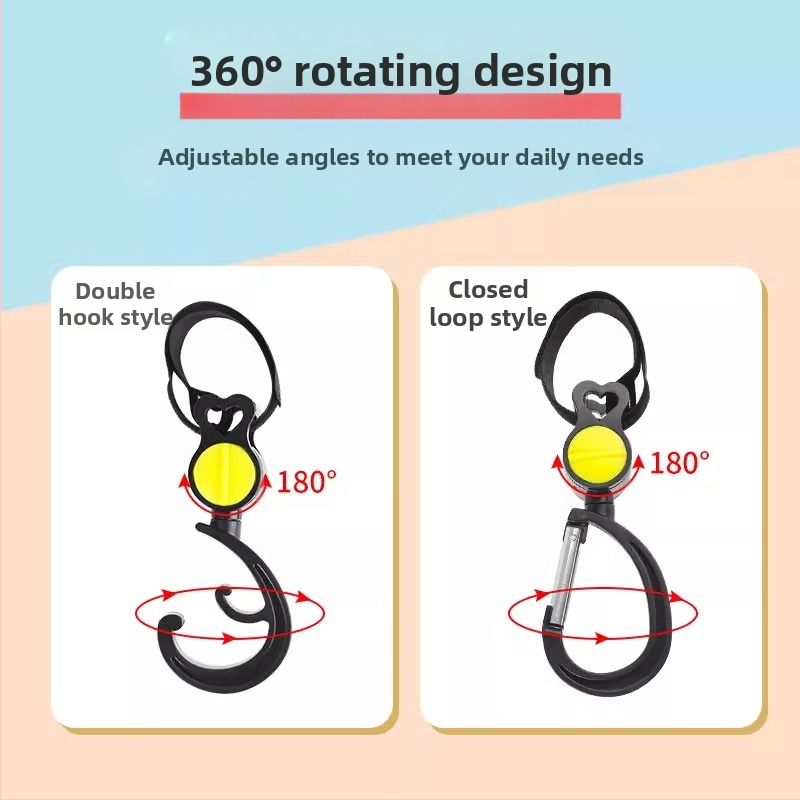 Кука за количка за окачване на чанти, Аксесоари за бебешка количка, Универсално място за съхранение