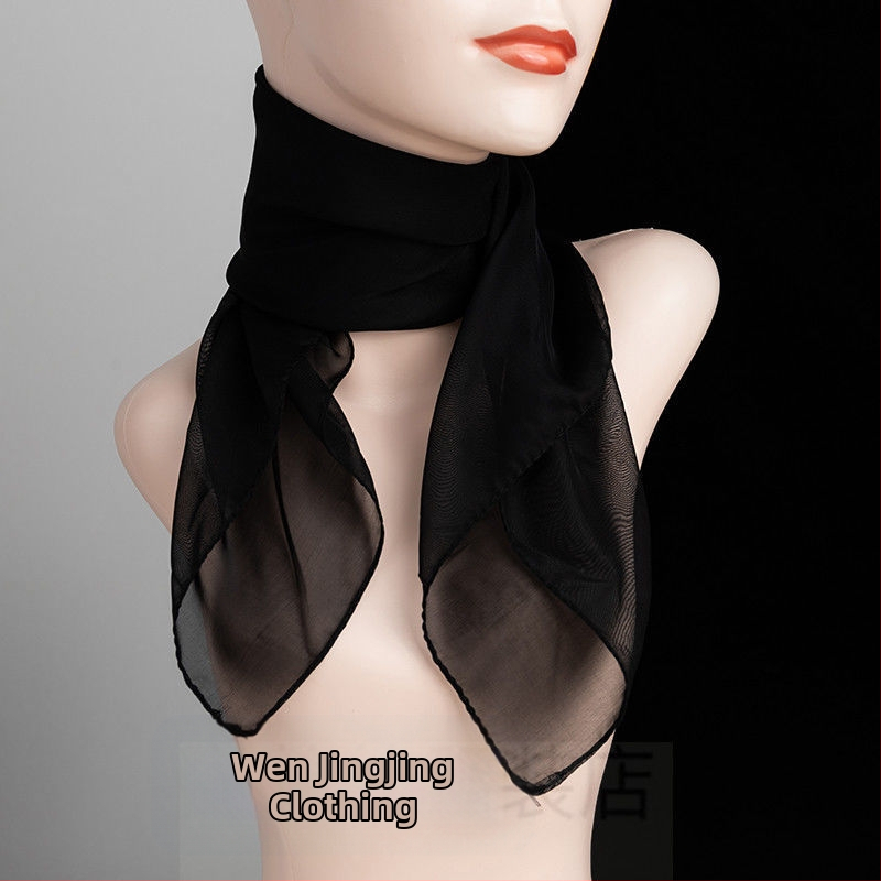 2021 m. mados „Joker“ paprastas ir dosnus šifono šilko šalikas motinai, kelioninis madingas apsaugos nuo saulės kremas, mažas kvadratas, apsaugantis nuo ultravioletinių spindulių