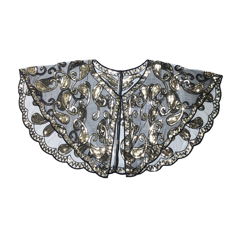 [Karoliukų šifravimas] Nauja, lengviausia derinti sunkiosios pramonės blizgučių blizgučių suknelė su blizgučiais puošta karoliukais ir skara su blizgučiais