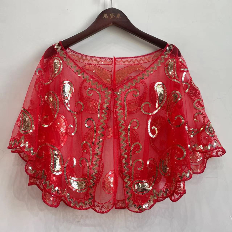 [Karoliukų šifravimas] Nauja, lengviausia derinti sunkiosios pramonės blizgučių blizgučių suknelė su blizgučiais puošta karoliukais ir skara su blizgučiais