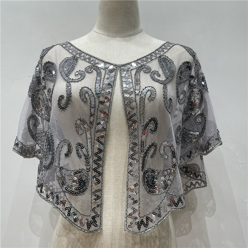 [Karoliukų šifravimas] Nauja, lengviausia derinti sunkiosios pramonės blizgučių blizgučių suknelė su blizgučiais puošta karoliukais ir skara su blizgučiais