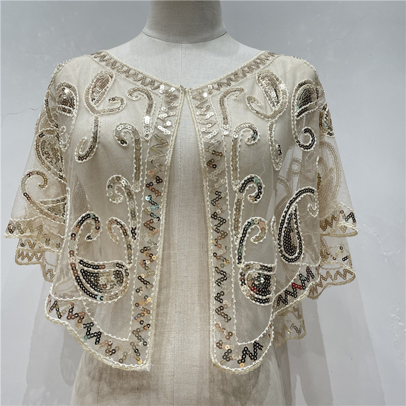 [Karoliukų šifravimas] Nauja, lengviausia derinti sunkiosios pramonės blizgučių blizgučių suknelė su blizgučiais puošta karoliukais ir skara su blizgučiais