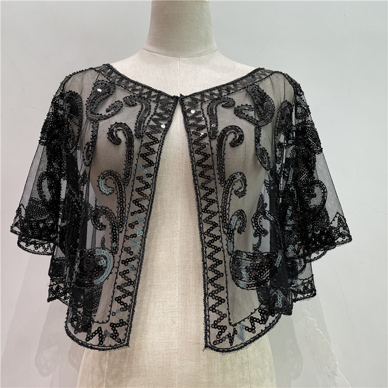 [Karoliukų šifravimas] Nauja, lengviausia derinti sunkiosios pramonės blizgučių blizgučių suknelė su blizgučiais puošta karoliukais ir skara su blizgučiais