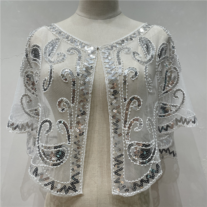 [Karoliukų šifravimas] Nauja, lengviausia derinti sunkiosios pramonės blizgučių blizgučių suknelė su blizgučiais puošta karoliukais ir skara su blizgučiais