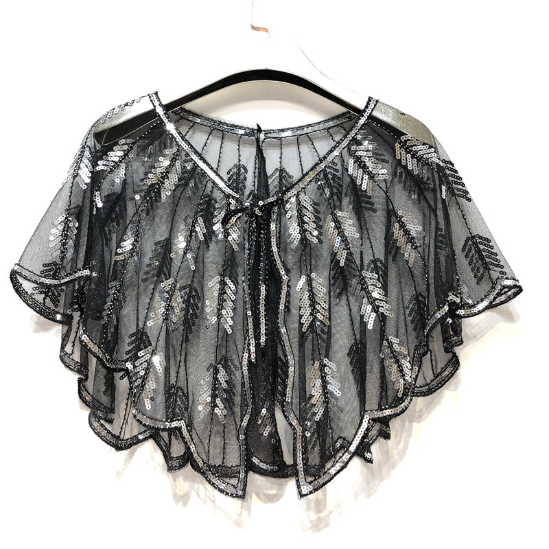 [Karoliukų šifravimas] Nauja, lengviausia derinti sunkiosios pramonės blizgučių blizgučių suknelė su blizgučiais puošta karoliukais ir skara su blizgučiais