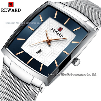Apdovanojimas Paprastas Vyriškas Laikrodis Vandeniui Atsparus Kalendorius Vyriškas Tinklinis Diržas Verslo Kvarcinis Laikrodis Eksportuoti Vyriškas Laikrodis 62009m