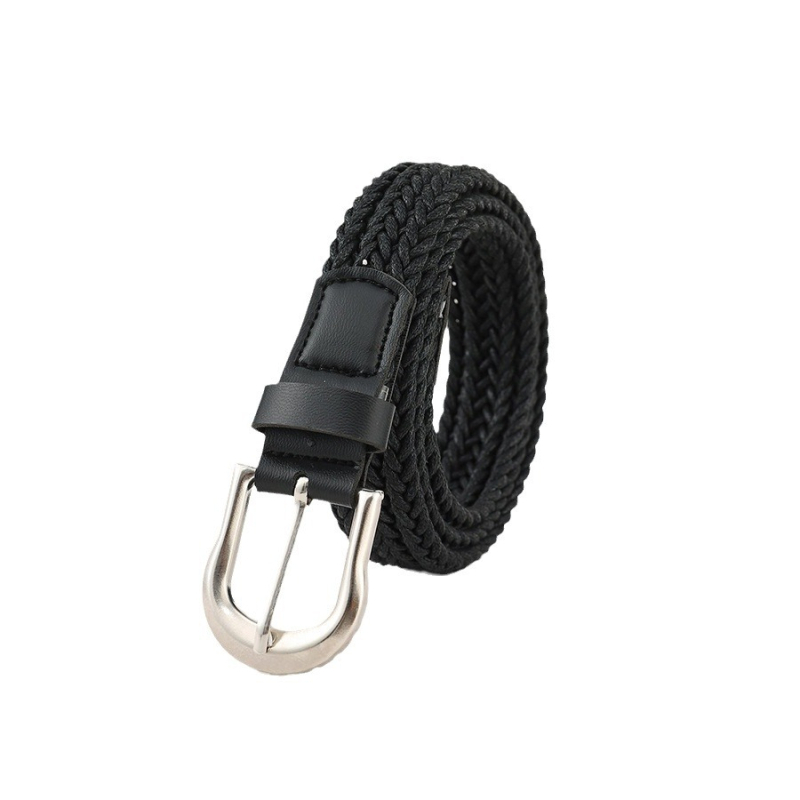 Moteriškas lininis austas diržas etninio stiliaus madingas sagties studentiškas diržas be perforatorių laisvalaikio kelnių diržas, gamintojas sandėlyje