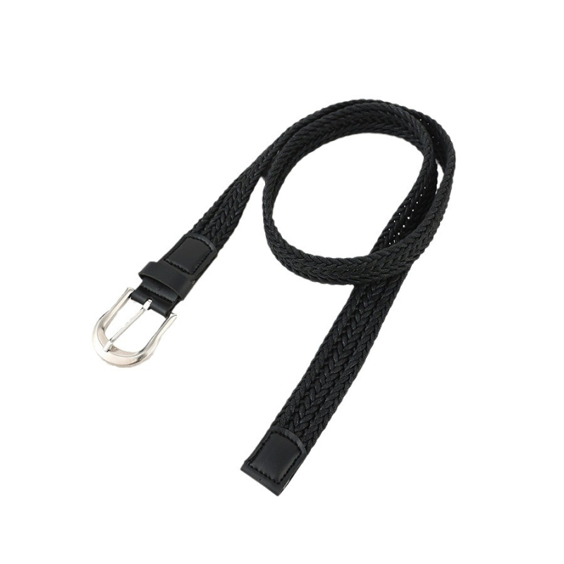 Moteriškas lininis austas diržas etninio stiliaus madingas sagties studentiškas diržas be perforatorių laisvalaikio kelnių diržas, gamintojas sandėlyje