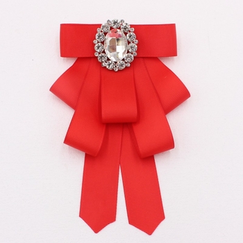 Черен конец плат мода диамантена игла за вратовръзка, носене европейски и американски стил риза яка цветя аксесоари на едро TS272