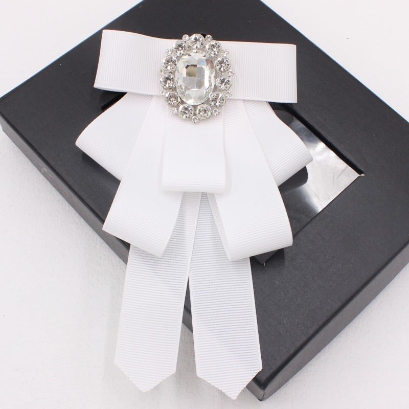 Черен конец плат мода диамантена игла за вратовръзка, носене европейски и американски стил риза яка цветя аксесоари на едро TS272