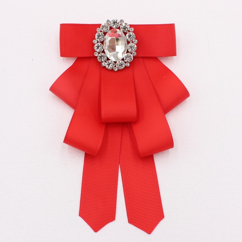 Черен конец плат мода диамантена игла за вратовръзка, носене европейски и американски стил риза яка цветя аксесоари на едро TS272