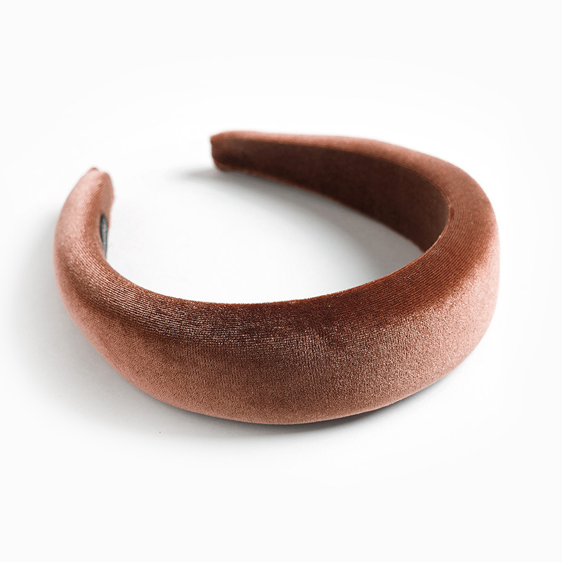 Europos ir Jungtinių Valstijų tarpvalstybinės „Amazon“ auksinės aksomo kempinės plaukų juosta rudens ir žiemos storo aksomo juoda galvos juosta moterims