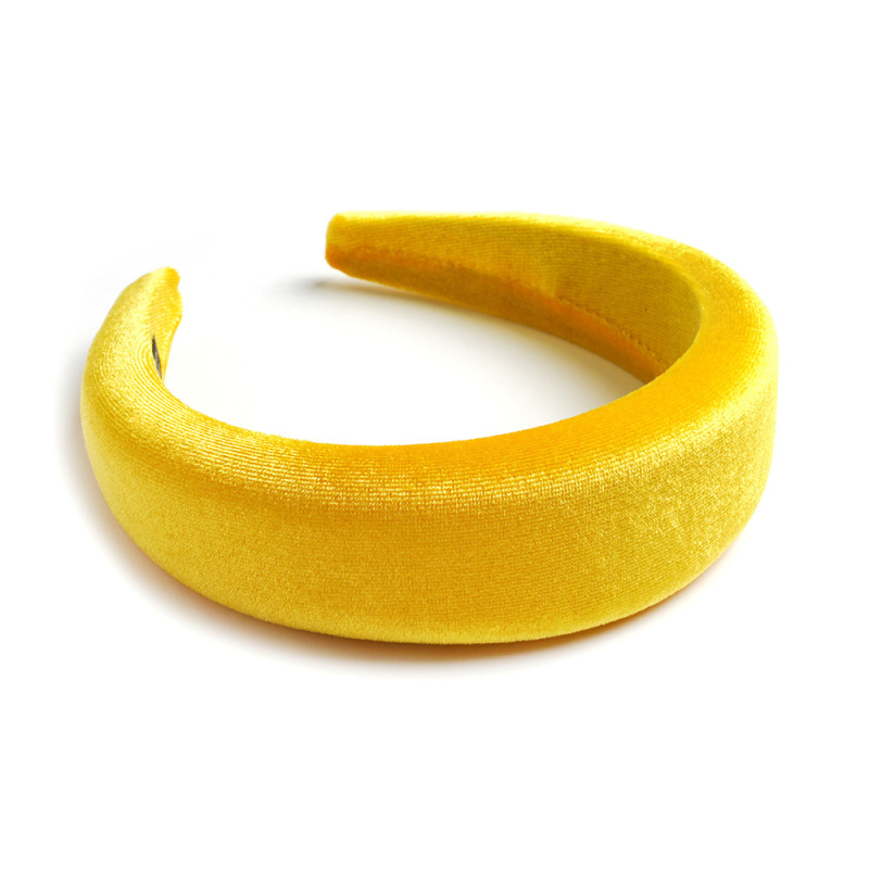 Europos ir Jungtinių Valstijų tarpvalstybinės „Amazon“ auksinės aksomo kempinės plaukų juosta rudens ir žiemos storo aksomo juoda galvos juosta moterims