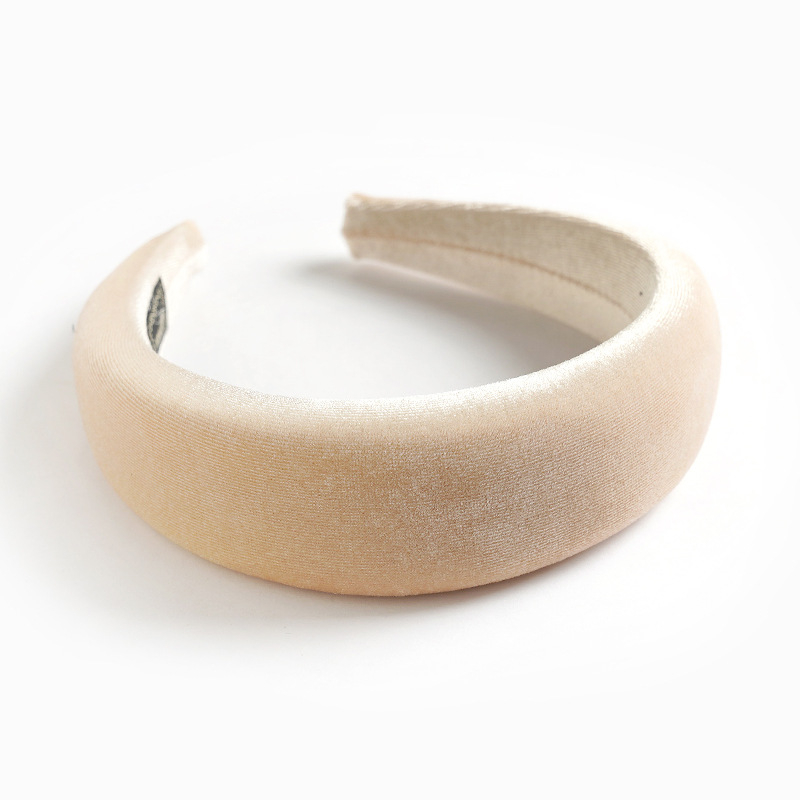 Europos ir Jungtinių Valstijų tarpvalstybinės „Amazon“ auksinės aksomo kempinės plaukų juosta rudens ir žiemos storo aksomo juoda galvos juosta moterims