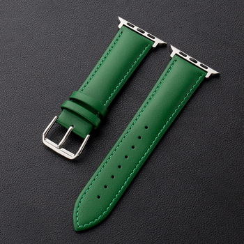 Κατάλληλο για Apple Watch, απλό δερμάτινο λουράκι από δέρμα μοσχαριού, αξεσουάρ ζώνης Apple Watch Business