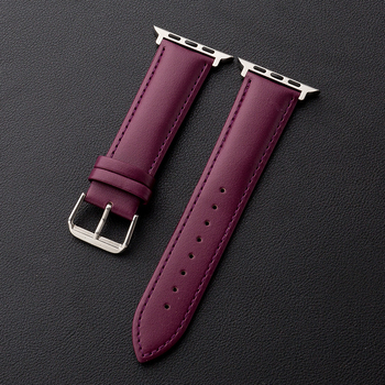 Κατάλληλο για Apple Watch, απλό δερμάτινο λουράκι από δέρμα μοσχαριού, αξεσουάρ ζώνης Apple Watch Business