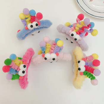 Νέο Φθινόπωρο και Χειμώνας Sanfu Ugly Baby Fun Ντοπαμίνη Άνοιξη Λούτρινο Φουρκέτα Γυναικεία Αξεσουάρ Μαλλιών για Πίσω Κεφαλή Φουρκέτα Shark Clip